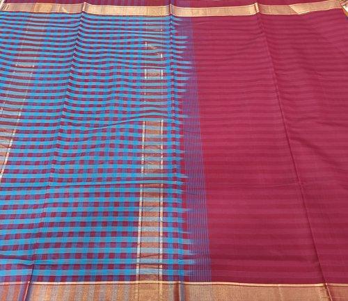 MANAMEDU COTTON SAREES WITH BLOUSE
